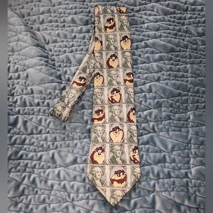 Vintage Looney Tunes Mania 1997 Taz Money Tie